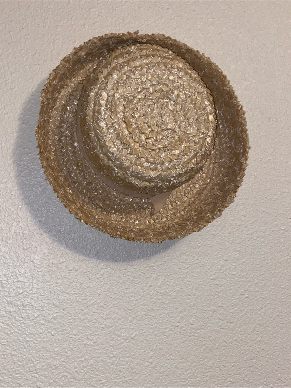 Mr. Andre Exclusive Cream Woven Straw Hat